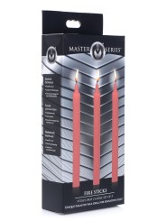 XR Brands - Fire Sticks Fetish Drip Kaarsen - Rood