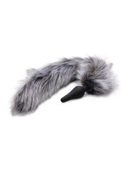 TAILZ - Grey Wolf Tail Plug & Ears Set