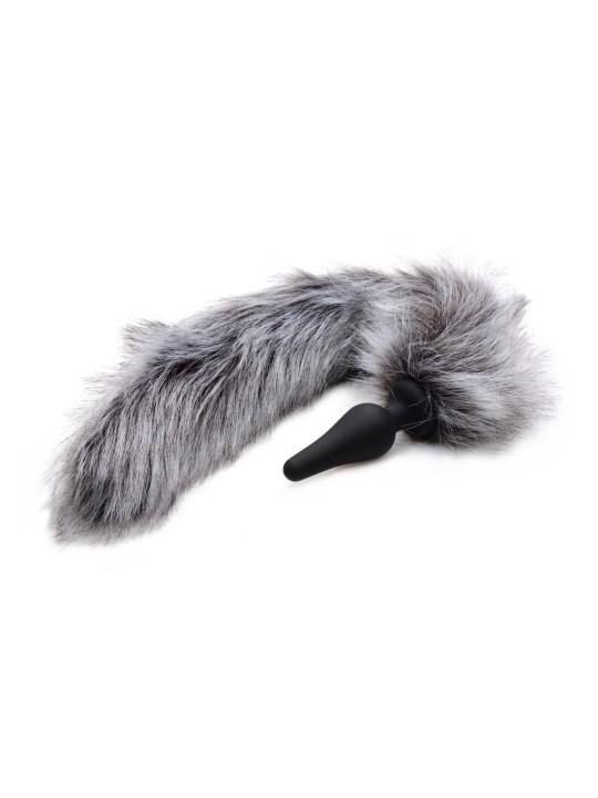 TAILZ - Grey Wolf Tail Plug & Ears Set