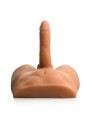JOCK - Ass Masturbator met Positioneerbare Dildo - Mediumkleurig