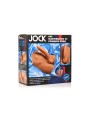 JOCK - Ass Masturbator met Positioneerbare Dildo - Mediumkleurig