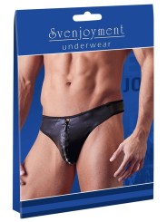 Mannenstring Met Rits Met Strass-Steentjes