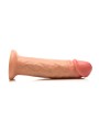 JOCK - Real Skin Vibrating Dildo - 8" & Light Skin