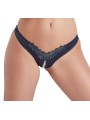 Cottelli Collection - G-string With Pearls - Black