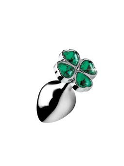 Booty Sparks - Lucky Clover Anal Plug - Medium Green