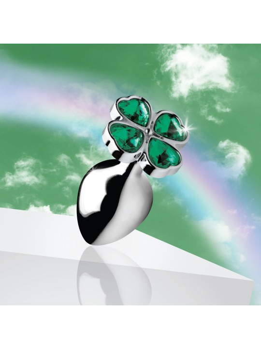 Booty Sparks - Lucky Clover Anaalplug Medium - Groen