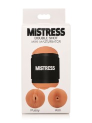 MISTRESS – Double Shot Mini Masturbator – Beige