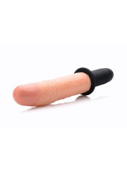Master Series - Onslaught 13 Mode XL Flesh Dildo - Beige