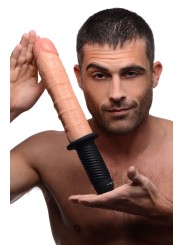 Master Series - Onslaught 13 Mode XL Flesh Dildo - Beige
