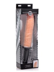 Master Series - Onslaught 13 Mode XL Flesh Dildo - Beige