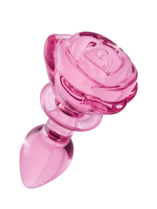 BOOTY SPARKS - Rose Glass Anaalplug Small - Roze