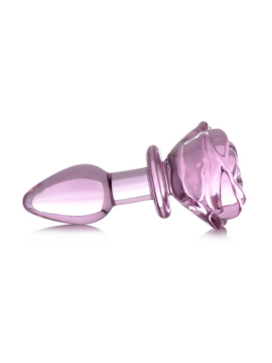 BOOTY SPARKS - Rose Glass Anaalplug Small - Roze