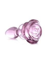 BOOTY SPARKS - Rose Glass Anaalplug Small - Roze