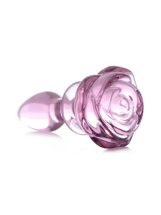 BOOTY SPARKS - Rose Glass Anaalplug Small - Roze