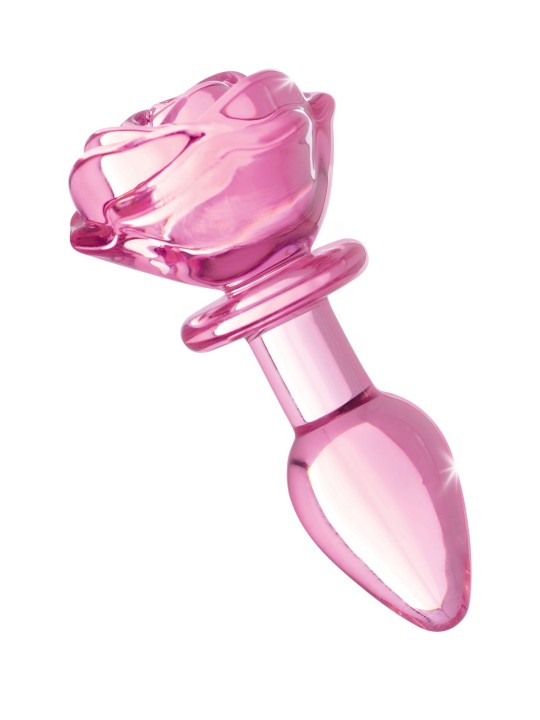 BOOTY SPARKS - Rose Glass Anaalplug Small - Roze