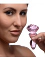 BOOTY SPARKS - Rose Glass Anaalplug Small - Roze