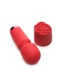 BLOOMGASM - Pleasure Rose Mini Wand Vibrator - Rood