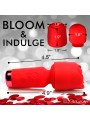 BLOOMGASM - Pleasure Rose Mini Wand Vibrator - Rood