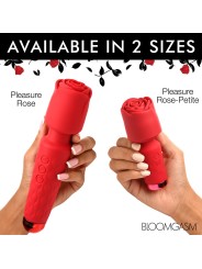 BLOOMGASM - Pleasure Rose Mini Wand Vibrator - Rood