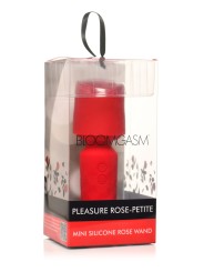 BLOOMGASM - Pleasure Rose Mini Wand Vibrator - Rood