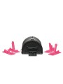 LOVE BOTZ - 50X Saddle Pro Sex Machine met 4 Opzetstukken - Zwart