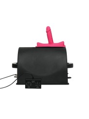 LOVE BOTZ - 50X Saddle Pro Sex Machine met 4 Opzetstukken - Zwart