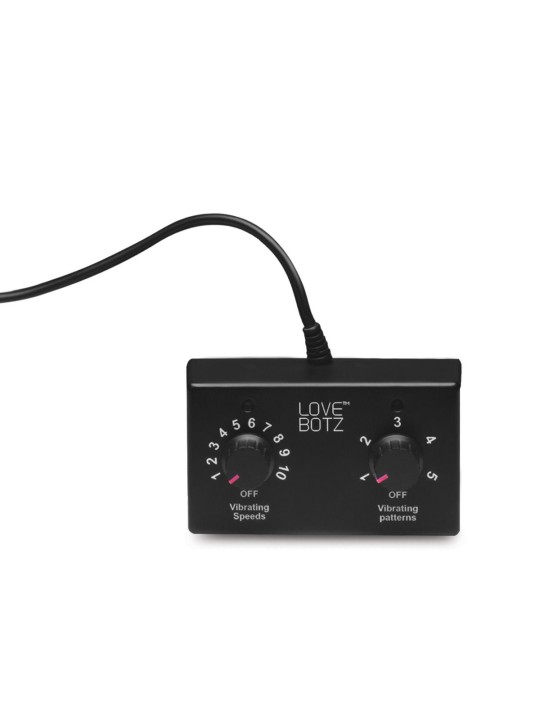 LOVE BOTZ - 50X Saddle Pro Sex Machine met 4 Opzetstukken - Zwart