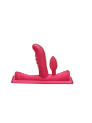 LOVE BOTZ - 50X Saddle Pro Sex Machine met 4 Opzetstukken - Zwart