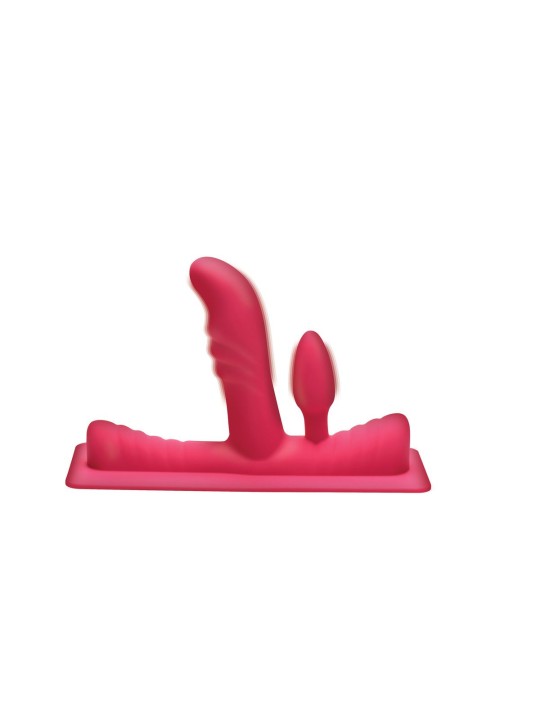 LOVE BOTZ - 50X Saddle Pro Sex Machine met 4 Opzetstukken - Zwart
