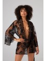 Christine - Lace Kimono Graceful - Black