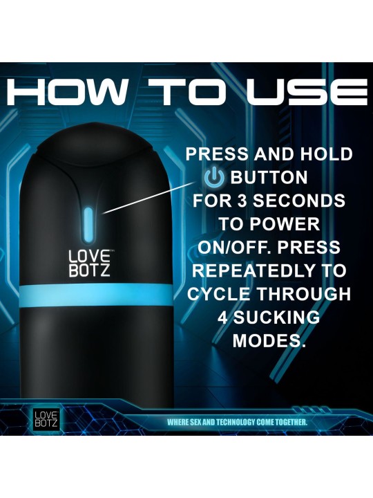 THE MILKER - Mega-Pod Sucking Masturbator - Zwart