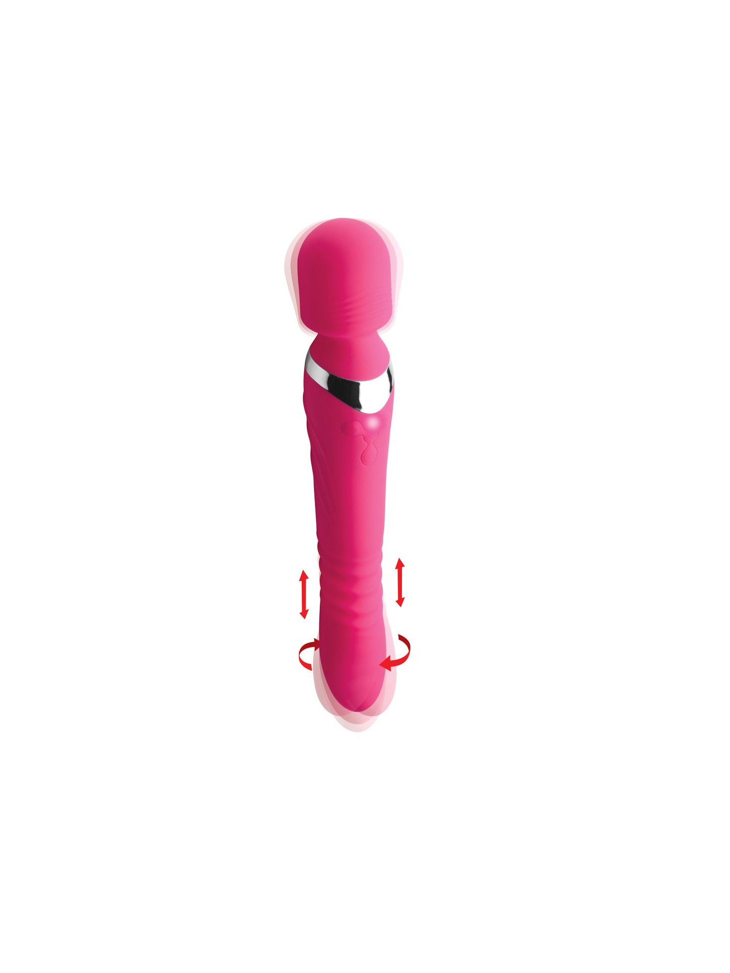 INMI - Ultra Thrust-Her Vibrerende Siliconen Wand - Roze