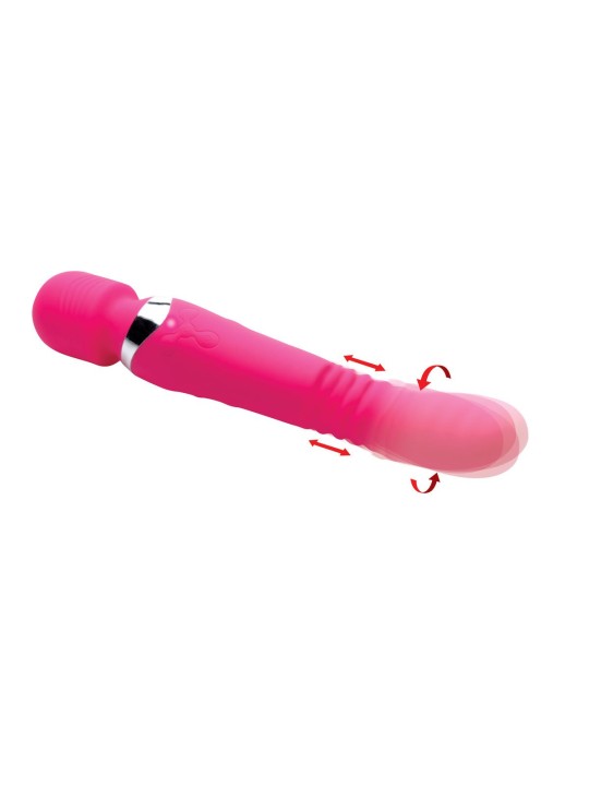 INMI - Ultra Thrust-Her Vibrerende Siliconen Wand - Roze