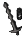 BANG! - 28X Vibrerende Silicone Anaalkralen met Afstandsbediening - Zwart