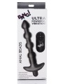 BANG! - 28X Vibrerende Silicone Anaalkralen met Afstandsbediening - Zwart