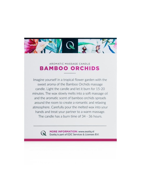 Exotiq Massage Candle Bamboo Orchids - 200g