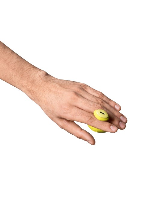 Dame - Fin 2.0 Vinger Vibrator - Citrus