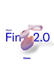 Dame - Fin 2.0 Vinger Vibrator - Quartz