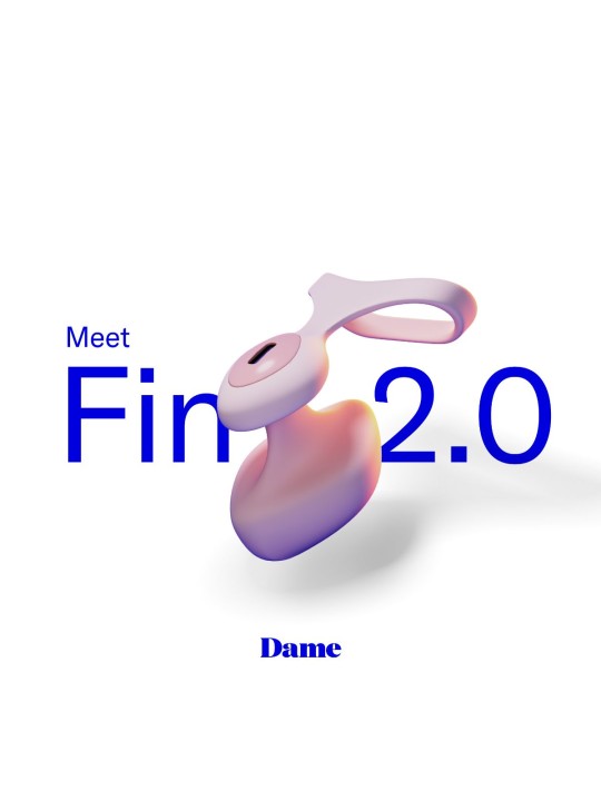 Dame - Fin 2.0 Vinger Vibrator - Quartz