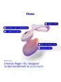 Dame - Fin 2.0 Vinger Vibrator - Quartz