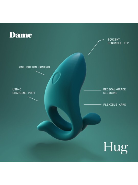 Dame - Hug Verstelbare Cock Ring - Fir