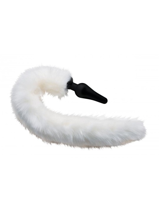 White Fox Buttplug & Haarband Set