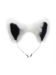 White Fox Buttplug & Haarband Set