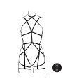 Le Desir - Strappy Open Cup Bodyharnas One Size - Zwart