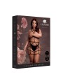 Le Desir - Strappy Open Cup Bodyharnas One Size - Zwart