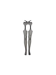 Le Desir - Jarretelpanty met Bandjes in de Taille Queen Size - Zwart