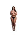 Le Desir - Panty with Big Fishnet Structure - Black