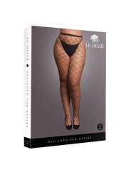 Le Desir - Panty with Big Fishnet Structure - Black