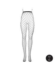 Le Desir - Panty with Big Fishnet Structure - Black