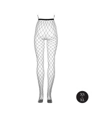 Le Desir - Panty with Big Fishnet Structure - Black